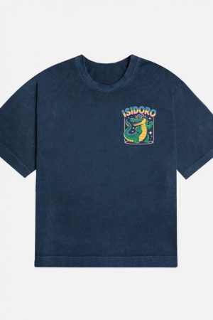 Isidoro Cool Crocodile Cartoon Graphic for Tropical Streetwear Vibe T-Shirt