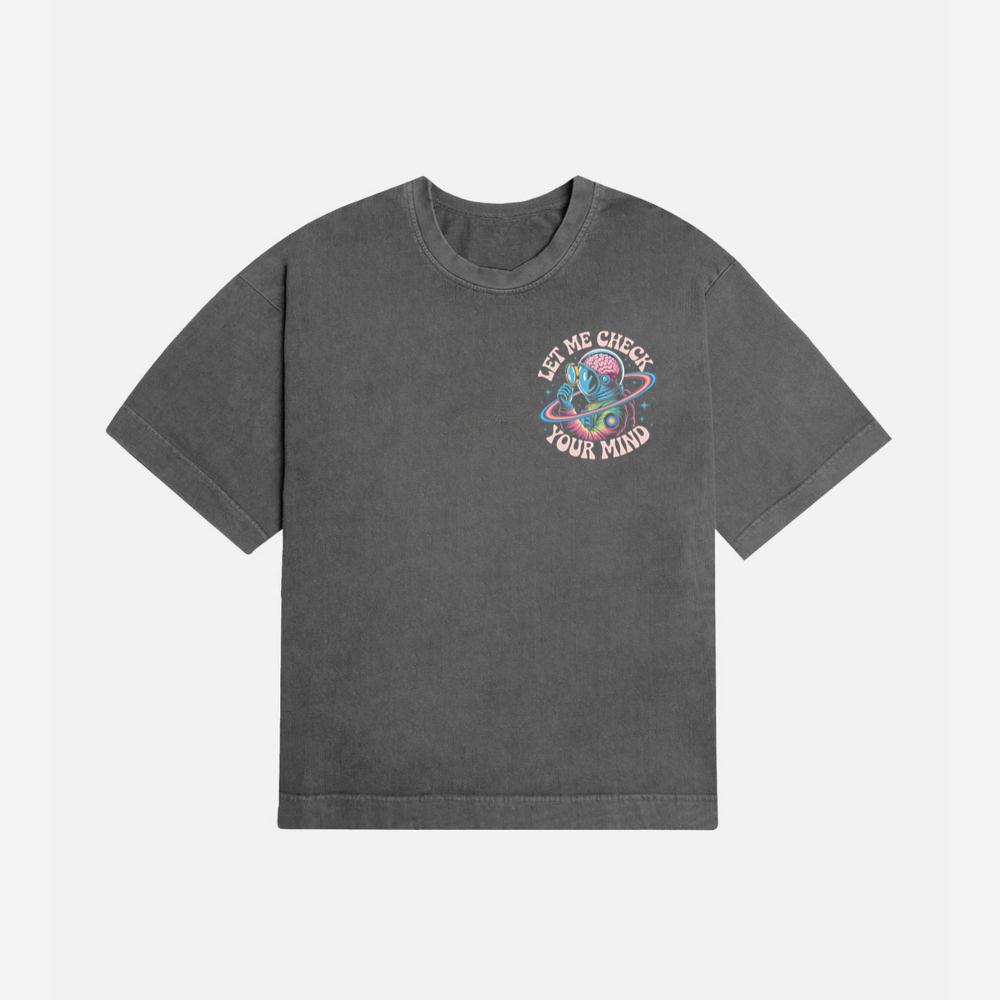 Let Me Check Your Mind Cosmic Astronaut Design for Creative Souls T-Shirt - Image 2